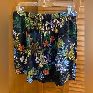 Tie Waist Loft tropical print mini skirt (New with Tags)